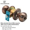 Khóa cửa núm tròn màu rong rêu cổ điển – Mã 1510.2.21248