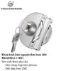 Khóa Kính Bán Nguyệt Đơn Inox 304 - Mã 6300.2.11481