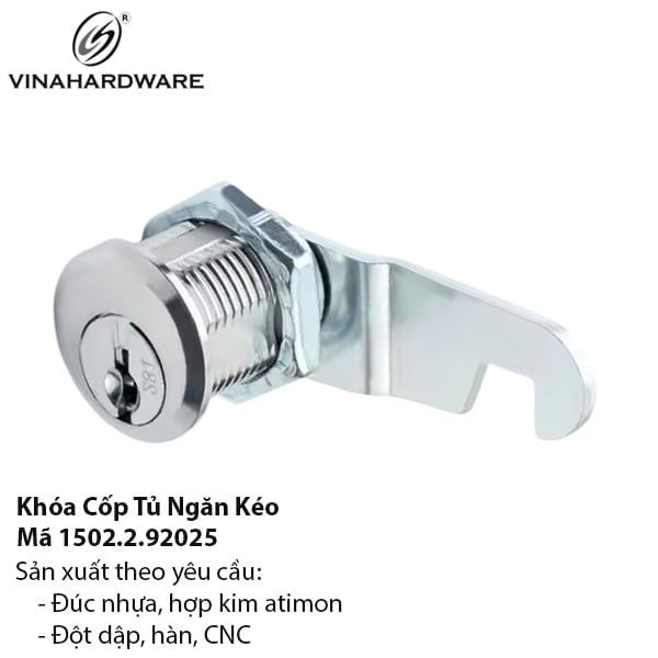 Khóa Cốp Tủ – Mã 1502.2.92025 – Nhiều Size Tùy Chọn