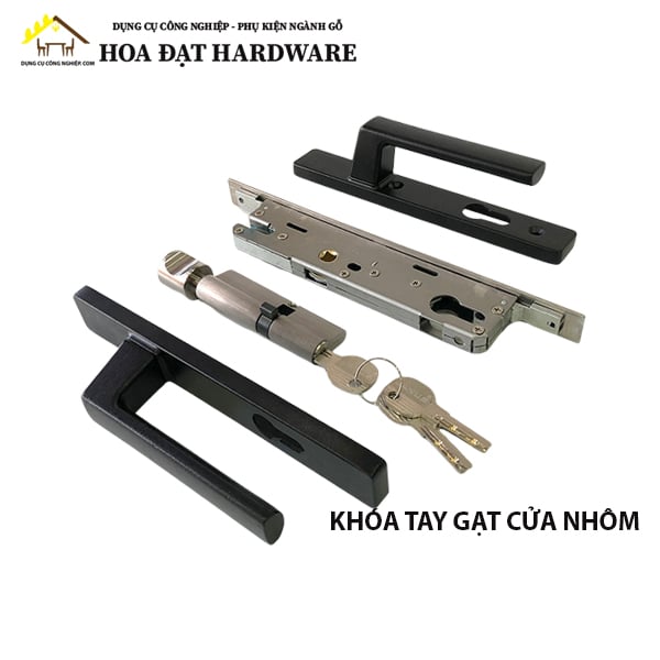 Khóa tay nắm gạt đa điểm dành cho hệ cửa nhôm
