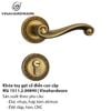 Khóa tay gạt cổ điển cho cửa gỗ – Mã 1511.2.00890 Vinahardware