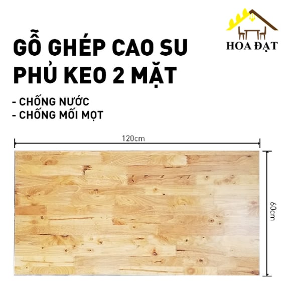 Ván gỗ cao su ghép Vinahardware - VNH12202440