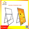 Khung standee 900x1950mm, sơn đen mờ Vinahardware- VNH9001950