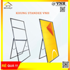 Khung standee 900x1950mm, sơn đen mờ Vinahardware- VNH9001950