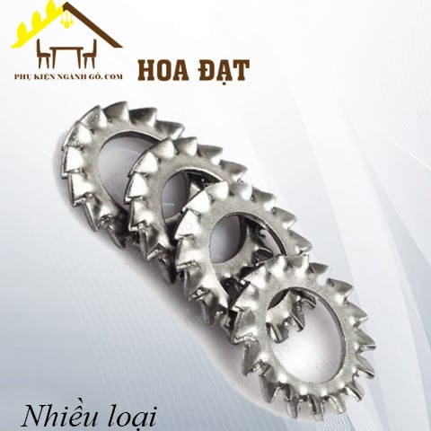 Long đền răng cưa M6, M8 - Nhiều loại VNH