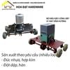 Bộ bàn và motor đầu kéo cổng xếp loại có 01 ray dẫn hướng