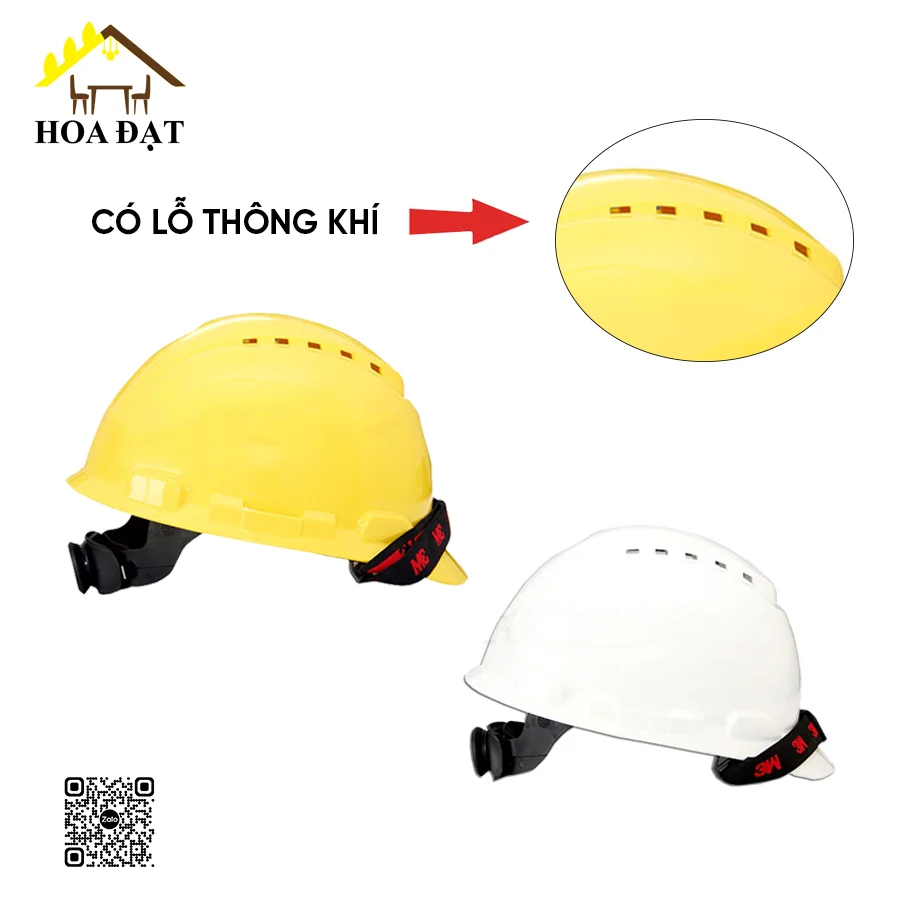 Mũ 3M có lỗ thông khí - Đồ bảo hộ lao động
