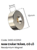 Nam châm trắng có lỗ Vinahardware - MAG410Z