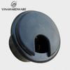 Nắp Luồn Dây Điện Nhựa Màu Đen Phi 35mm – Vinahardware | Mã 2800.4.00351