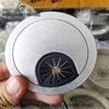 Nắp Luồn Dây Điện Hợp Kim Nhôm Phi 80mm Mạ Ánh Kim – Mã 2800.2.00804