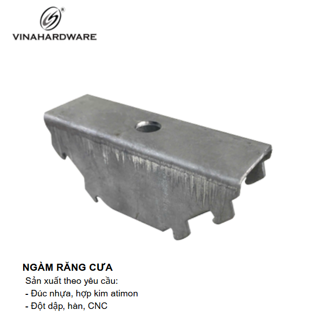 Pat ( Bas) sắt răng cưa ngàm liên kết Vinahardware kích thước 93x29x37x2mm-VNH2208469