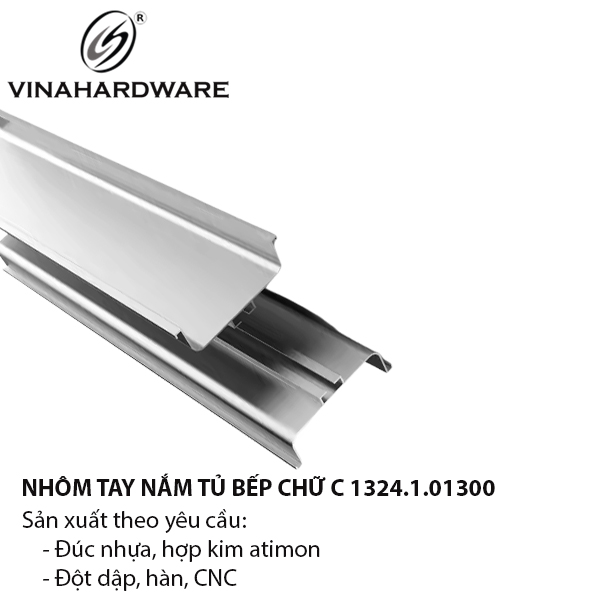 Tay nắm nhôm chữ C