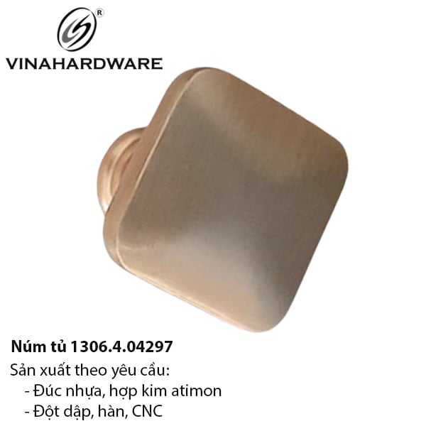 Núm Tay Nắm Tủ Vuông 30x30mm – Mã Sản Phẩm 1306.4.04297