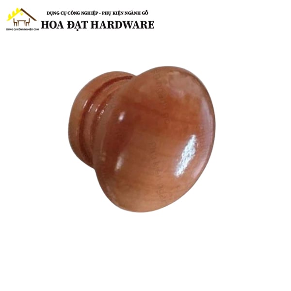 Núm tủ gỗ màu vàng lợt Vinahardware kích thước 25x35 HD2535G-HD2535G