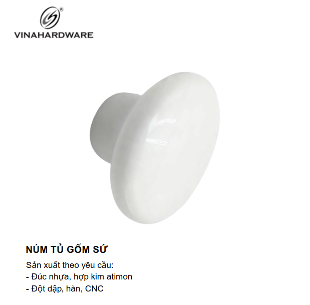 Núm tủ gốm sứ Vinahardware 1307.2.03162