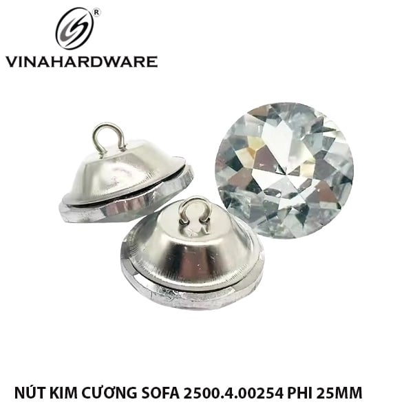 Nút Kim Cương Ø25mm - Mã 2500.4.00254