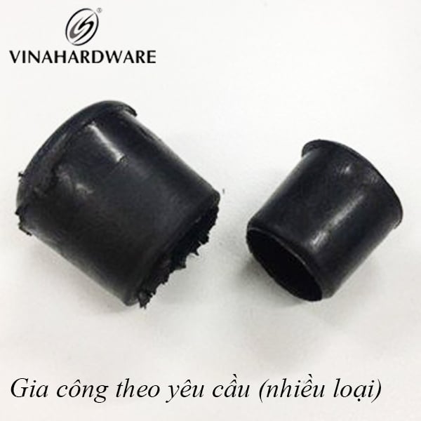 Nút nhựa Vinahardware cho ống 19mm, nhựa nguyên sinh, màu đen