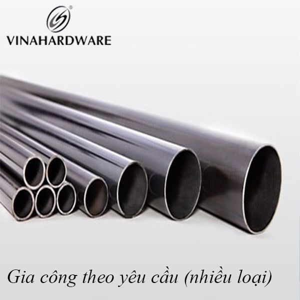 Ống tròn rỗng Vinahardware phi 15mm, dày 1,4mm, gia công ống tuýp OTR1
