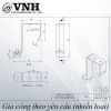 Pat (bas) móc quần áo inox 304 không rỉ Vinahardware P1363-P1363
