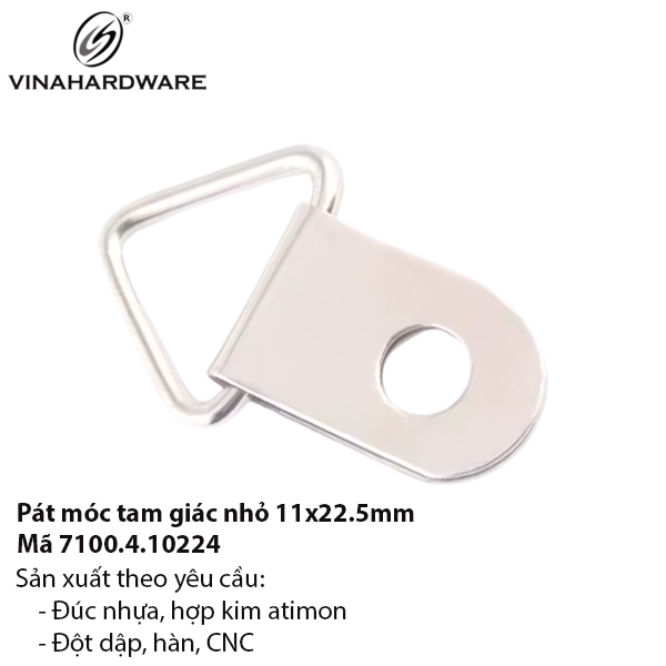 Pát tam giác nhỏ xi nikel – Mã 7100.4.10224