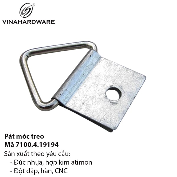 Móc treo tranh Vinahardware kích thước 19x19mm - Mã 7100.4.19194