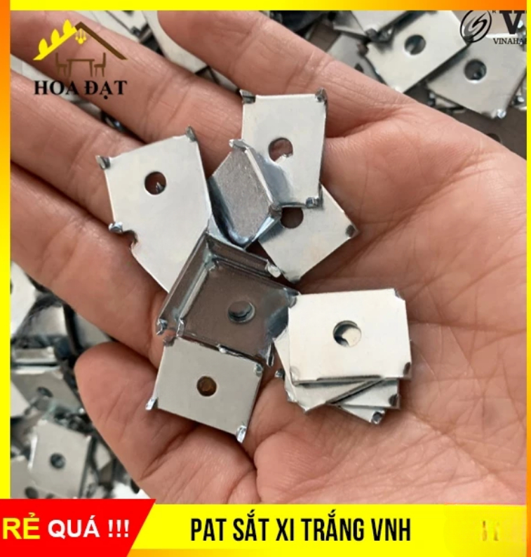 Pat ( Bas) sắt xi trắng Vinahardware kích thước 18x14 - 1608.1.50034