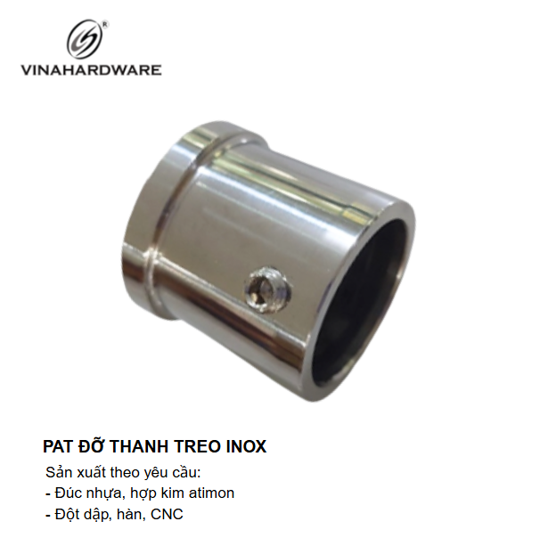 Pát bọc đầu thanh treo tròn – Inox 304 – Mã 3601.4.00193