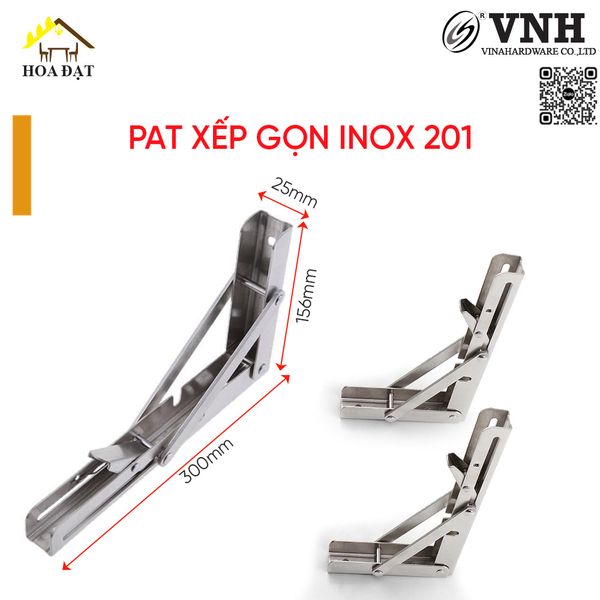 Pát Gấp Gọn Inox 201 - Mã 1609.2.00122