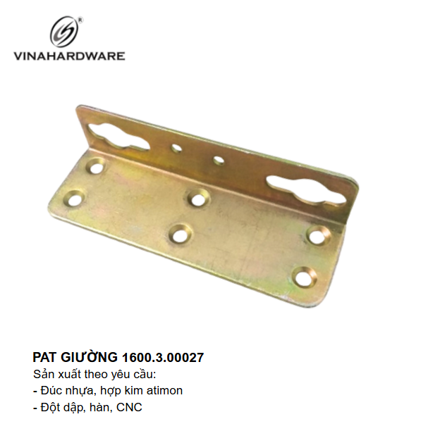 Pat ( Bas) giường Vinahardware xi bảy màu nhiều kích thước