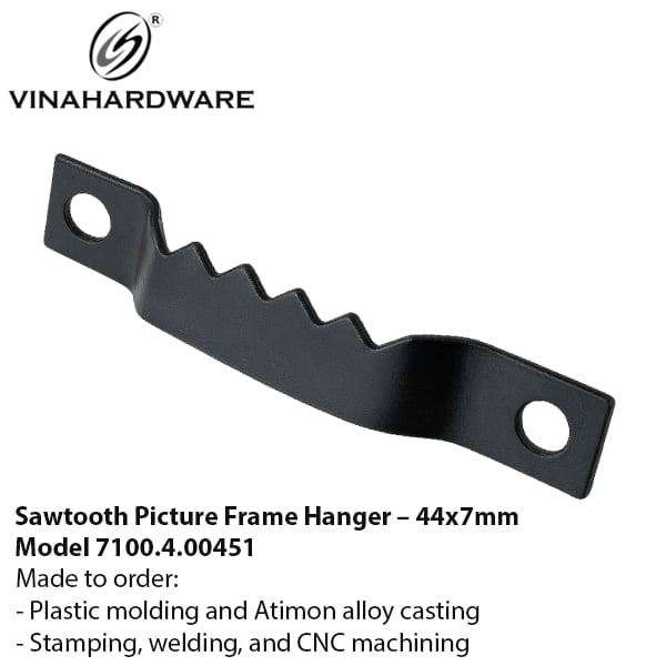 Pát treo tranh răng cưa 44x7mm – Mã 7100.4.00451