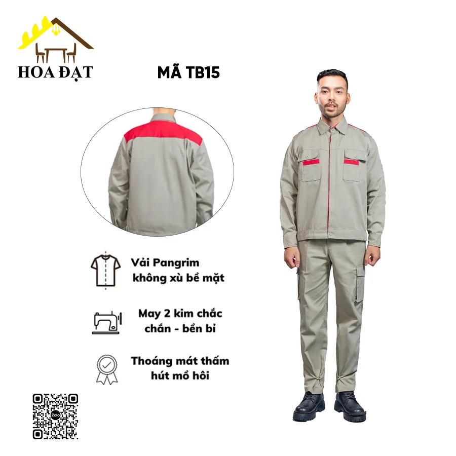 Quần áo kaki TB15/TB16 - Đồ bảo hộ lao động