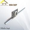 Thanh ray trượt nhôm rãnh U bánh xe cửa lùa - Mã 1170.4.06270