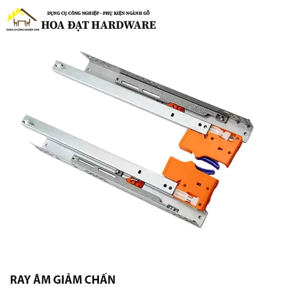 Ray âm giảm chấn Vinahardware 2 tầng có khóa 1101.4