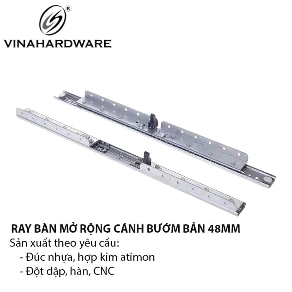 Ray trượt bàn cánh bướm Vinahardware bản 48mm Mã 1151.4