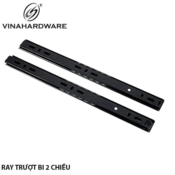 Ray trượt bi 2 chiều Vinahardware màu đen