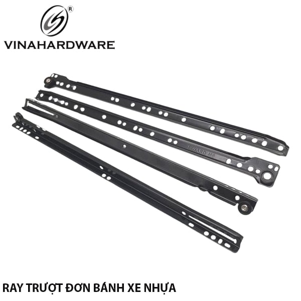 Ray trượt đơn hiệu F màu đen - DS0400BP