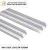 Ray kép U kéo kính Vinahardware loại 3000mm - Mã 1170.4.31000