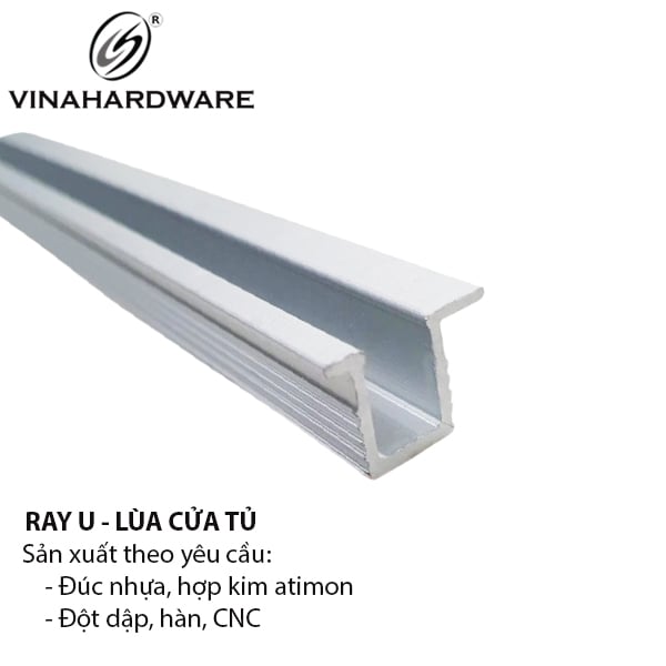 Ray bánh xe cửa lùa 626 Vinahardware dài 3000mm
