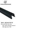 Ray nhôm cửa lùa UV Vinahardware màu nâu loại mỏng