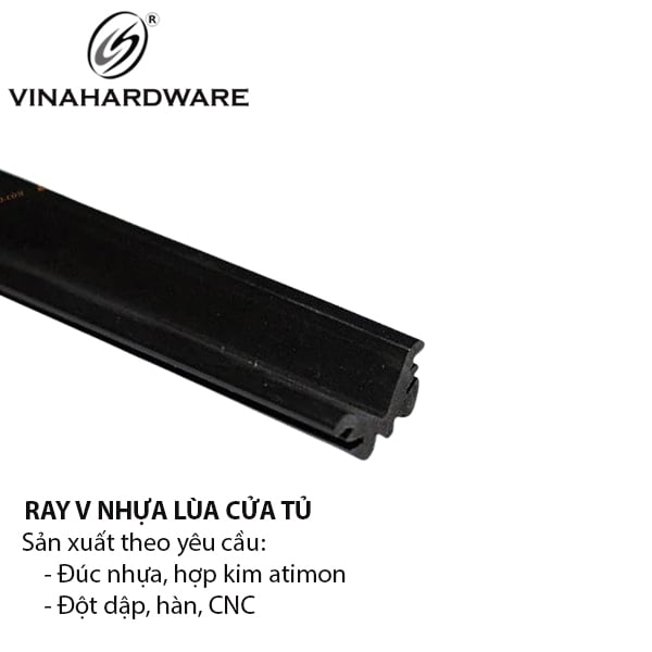Thanh ray trượt V nhựa cho cửa lùa Vinahardware 1170.3.19138