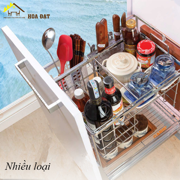 Giá dao thớt, gia vị inox - Loại nan vuông