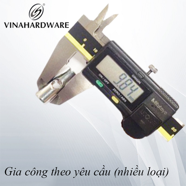 Tán ngang chính tâm lỗ M6 Vinahardware, dài 30mm, thân 9.8-10mm, phôi - CRS630D10-CRS630D10