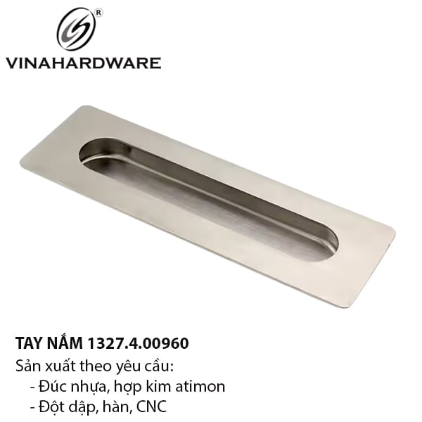 Tay nắm âm hợp kim nâu mờ (Xuất khẩu) 1327.4.00960