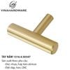 Tay nắm chữ T Vinahardware phi 12mm, màu vàng 1316.4.50347