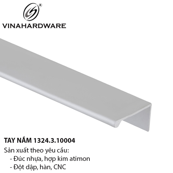 Tay Nắm Nhôm Hình Chữ V – Mã 1324.3.10004