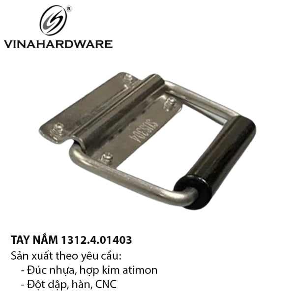 Tay nắm hộp có tay cầm Vinahardware, inox 304 - HD0140I3