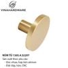 Núm tủ đồng thau Vinahardware loại 32x20mm 1305.4.32297