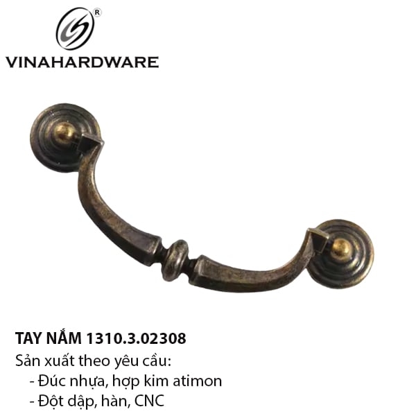 Tay nắm khoen Vinahardware màu giả cổ 1310.3.02308