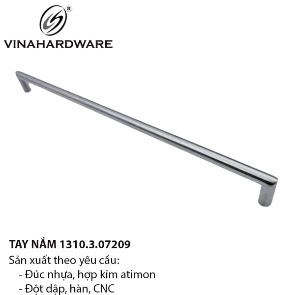 Tay nắm cửa Vinahardware loại 270mm nikel xước 1310.3.07209