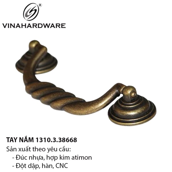 Tay nắm xoắn đôi Vinahardware 1310.3.38668